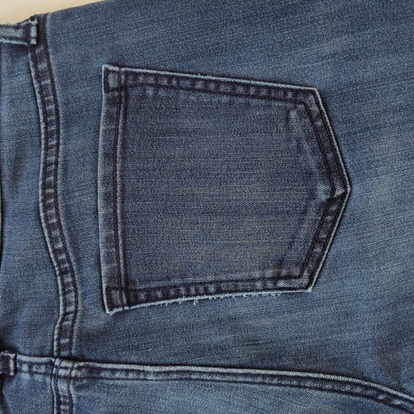 Gap Real Straight Fit Jeans 4 Blue Pockets - Picture 6 of 16